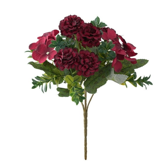 Tuscom 10.62in Artificial Flowers Silk Flowers for Decoration Vase Fillers & Fake Plants | Wedding Floral Arrangements, Home Table Centerpieces, Wall Bouquet