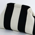 thumbnail image 7 of Tnobhg Women Clutch Bag Striped Print Color Matching Dumpling Shape Large Capacity Summer Beach Purse Commute Travel Dating Handbag, 7 of 7