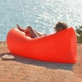 thumbnail image 1 of Neinkie Inflatable Sofa Wear-Resistant Soft Portable Waterproof Durable Rest Convenient Fast Inflatable Lazy Sleeping Sofa for Outdoor, 1 of 7