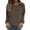 Black, variant on Oalirro Cute Long Sleeve Tops for Women Striped Print Round Neck Tops for Women Dressy Fall and Winter Army Green Shirt