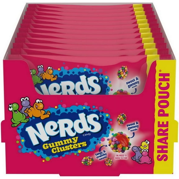 (Price/Case)Nerds Clusters Share Pack 4-12-3 Ounce