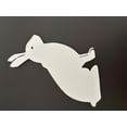 thumbnail image 3 of DCentral® RABBIT Flexible Vinyl Safety Screen Magnets: Double-Sided. White-Easier to See Day & Night. Decorative. Helps Stop Walking into Screens, for Non-RETRACTABLES, Size W 5" x L 5", 3 of 4