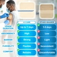 thumbnail image 4 of JJ CARE Hydrocolloid Dressing 4x4 [Pack 10], 0.8MM Thick Large Hydrocolloid Bandages with Border, Self-Adhesive Thin Hydrocolloid Wound Dressing, Wound Care Bandages for Bedsores and Blisters, 4 of 8