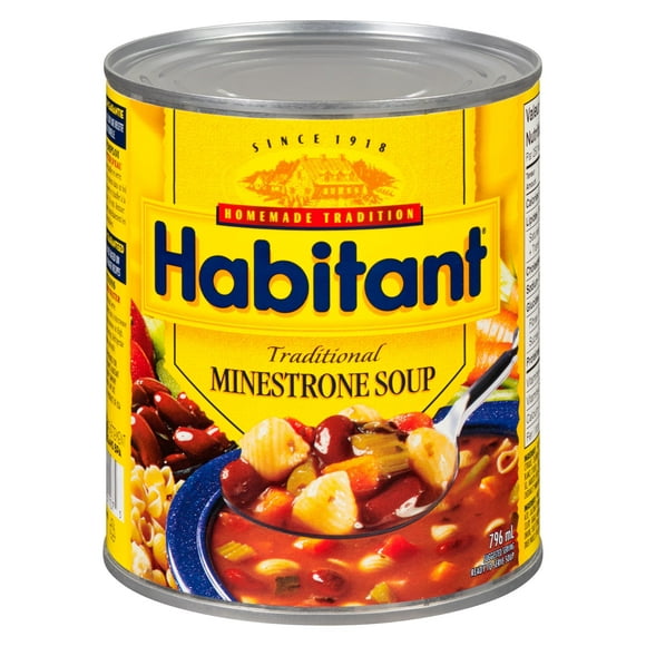 Soupe minestrone traditionnelle d'Habitant 796 ml