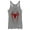 Gray Heather, variant on Women's Marvel Spider-Man Icon Badge Racerback Tank Top Black Heather Small