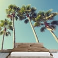 thumbnail image 3 of wall26 - California Palm Trees in Vintage Style. - Removable Wall Mural | Self-Adhesive Large Wallpaper - 66x96 inches, 3 of 6