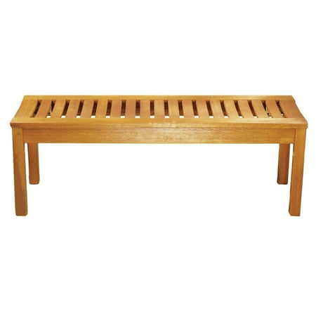 Style Backless Bench - Achla Designs Backless Wood Bench
