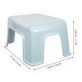 thumbnail image 2 of OFFIGAM Small Plastic Step Stool Multi-Color Non- Bathroom Stool for Kids and Adults, 2 of 8
