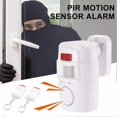 thumbnail image 2 of Wireless PIR Motion Sensor Alarm 105dB Home Security System with Remote Control for Home & Garage, 2 of 5