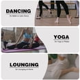 thumbnail image 2 of Women Stockings Open Heel Knee High Leg Warmers Ribbed Knit for Yoga Ballet Dancing Lounging, 2 of 7