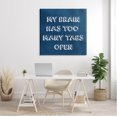 thumbnail image 2 of Stupell Industries Distracted Humor Phrase Graphic Art Gallery Wrapped Canvas Print Wall Art, Design by Sundance Group, 2 of 7