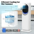 thumbnail image 3 of Advwin 4-in-1 Portable Air Conditioner & Space Heater Combo with Humidifier, Evaporative Cooler & Tower Fan for Home, Remote, 1 Gal Water Tank, 2 Ice Packs, Timer (Silver), 3 of 9