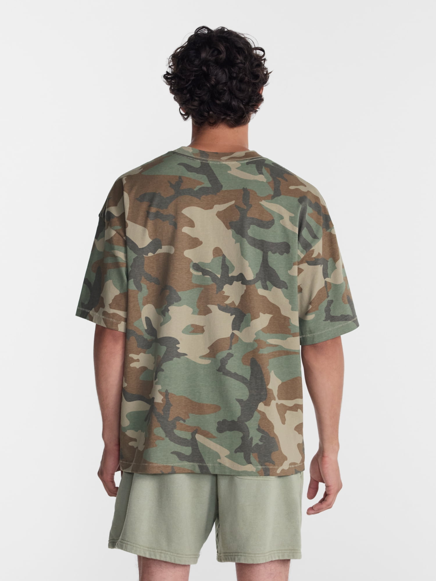 No Boundaries Boxy Fit Heavyweight Cotton Tee, Men's & Big Men's XS-3XL