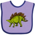 thumbnail image 3 of Inktastic Smiling Stegosaurus Boys or Girls Baby Bib, 3 of 4