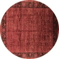 thumbnail image 1 of Ahgly Company Indoor Round Oriental Brown Industrial Area Rugs, 5' Round, 1 of 4