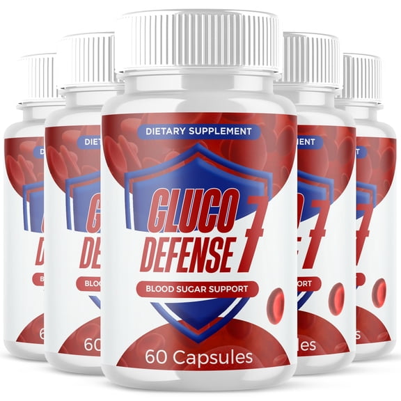 Gluco Defense 7 Blood Balance Support Pills Advanced Formula Vitamin Supplement 300 Capsules