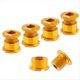 thumbnail image 1 of 5 Piezas Juego de Tornillos para de 6,5 mm para Bicicletas de Carretera y Montaña, Color Dorado., 1 of 5