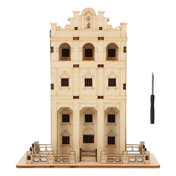 unbranded  Miniature Dollhouse Kit Wooden Model Creative Puzzle