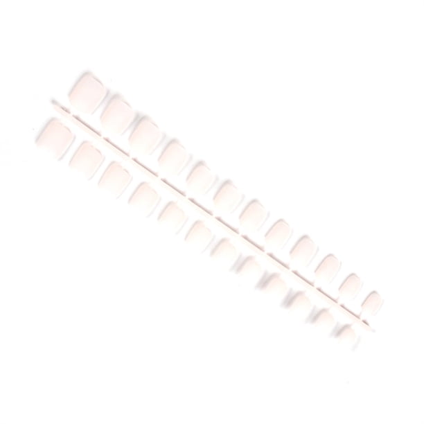 Minnieouse 24 piezas de uñas postizas de ataúd esmerilado, uñas acrílicas con personalidad única y elegante artificiales para amantes de la manicura Juegos de manicura 20 color carne Minnieouse CE011411-20