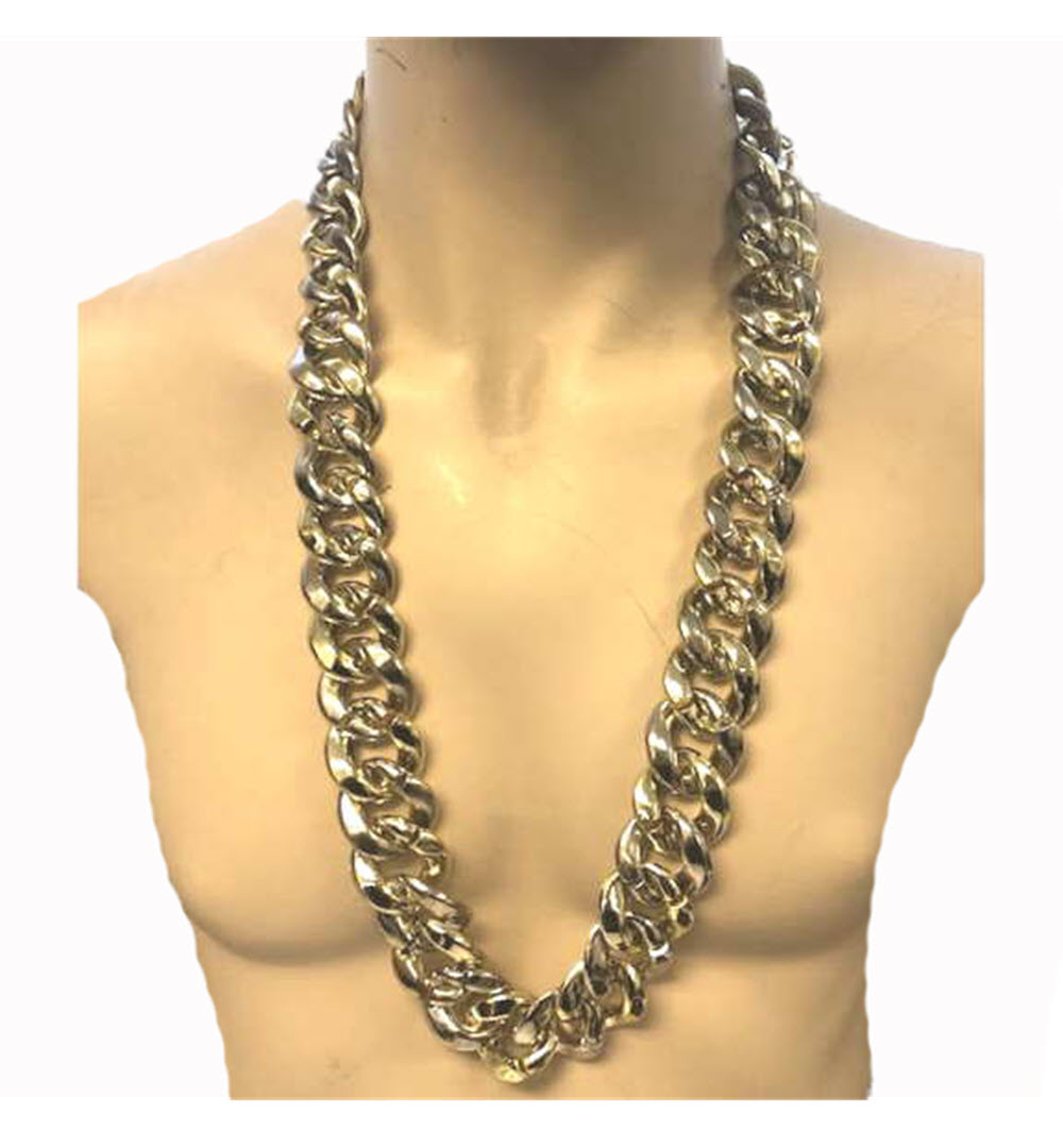 Silver Alternating Chain Necklace 