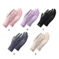 thumbnail image 4 of kurtrusly Riding Gloves Lightweight Comfortable Mittens Wear Resistance Flexible Dry Palm Protection Driving Training Cycling Purple, 4 of 8