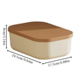 thumbnail image 6 of Plastic Storage Box with Lid, 5.3 x 9.6 x 7in Desktop Organizer for Sundries, Closet Clothes Bin for Home Organization, Household Utility Container, Storage Case, D, 6 of 8