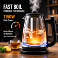 thumbnail image 5 of Electric kettle with detachable tea infuser, 1.8L large capacity, 5 of 5