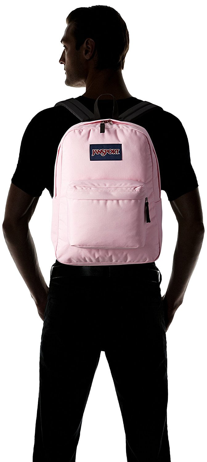 jansport superbreak backpack pink mist