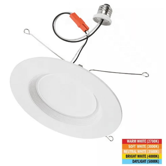 Commercial Electric Retrofit Glare Control Trim with Night Light