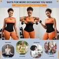 thumbnail image 4 of Sweat Waist Trainer Body Shaper Weight Loss Corset Belt Tummy Slimmer Workout Sports Sauna Girdle Sweat Corset Waist Trainer for Women, 4 of 5