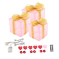 thumbnail image 3 of 3 cajas de regalo navideñas iluminadas con lazos Vistoso, 3 of 9