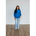 thumbnail image 2 of Odelia Oversized Sweater - Royal Blue, 2 of 5