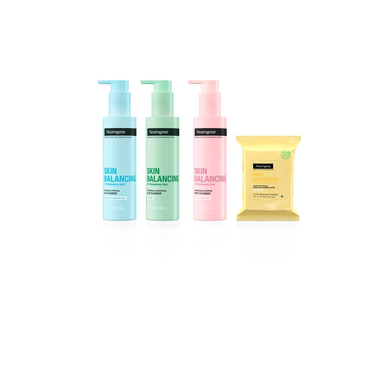 Neutrogena Skin Balancing Face Wash Gel Cleanser with 2