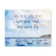 thumbnail image 2 of Inspirational Wall Art Smell The Sea And Feel The Sky Motivational Print Ready to Hang Artwork Unframed, 2 of 18