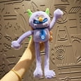 thumbnail image 1 of Pull-off working monster stuffed animal keychain gift-Purple, 1 of 5