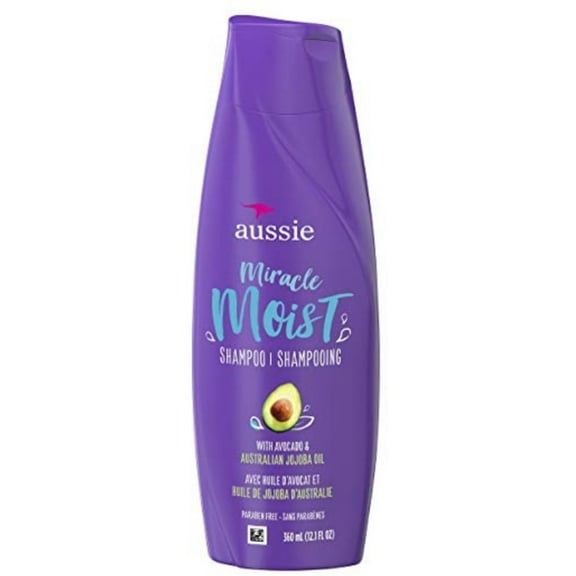 Aussie Miracle Moist Shampoo 12.1 oz (Pack of 2)
