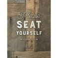 thumbnail image 3 of Murray, Amanda 19x24 Black Modern Framed Museum Art Print Titled - Seat Yourself, 3 of 5