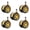 gold, variant on 2.5" Dual-Wheel Chair Casters Shock-Resistant Rollers Load-Bearing 50kg For Furniture Upgrades