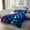 Purple Teal Blue, variant on Dragon Scale Quilt Set Wild Animal Skin Gothic Bedspread Set Twin,Exotic Goth Coverlet Set Watercolor Scales Quilted,Boho Decor