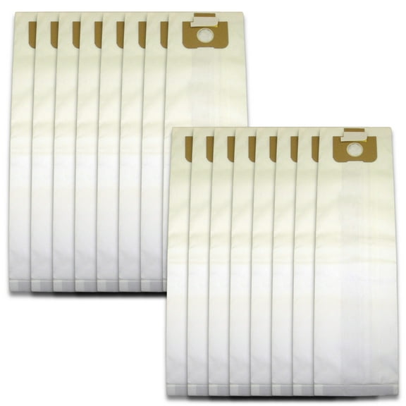 16-Pack Type LW Vacuum Bags – Compatible with Oreck Magnesium Upright Vacuums LW100, 8100 Series – Micro Filtration Dust Bags