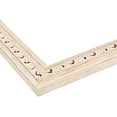 thumbnail image 2 of 8x8 inch white picture , this 1.25" wood poster  is old white wash with bead, for your art or photos - comes with regular glass, womd11234-8x8, 2 of 2