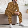 thumbnail image 7 of Lsque Vintage fall harvest basket Pattern Long Sleeve Pajama Set for Men - Soft 2-Piece Sleepwear and Loungewear Set with Pockets, Comfy Nightwear-XX-Large, 7 of 7
