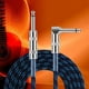 thumbnail image 5 of Cable de guitarra profesional de 6,35 de guitarra eléctrica Cable de instrumento para audio Yuyangstore Cable de conexión de guitarras, 5 of 8