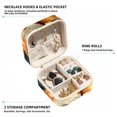 thumbnail image 2 of Fox Travel Portable Square Organizer Box: Earring Organizer & Jewelry Display for Girls and Women, 2 of 6