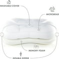 thumbnail image 6 of Now Pillow Ear Hole & Neck Support Relief Neck & Ear Problems During Sleep - Microbead / Memory Foam, 6 of 9
