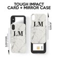 thumbnail image 4 of Personalised White Calacatta Marble Initials iPhone 12 Case,iPhone 16 Pro, 4 of 4