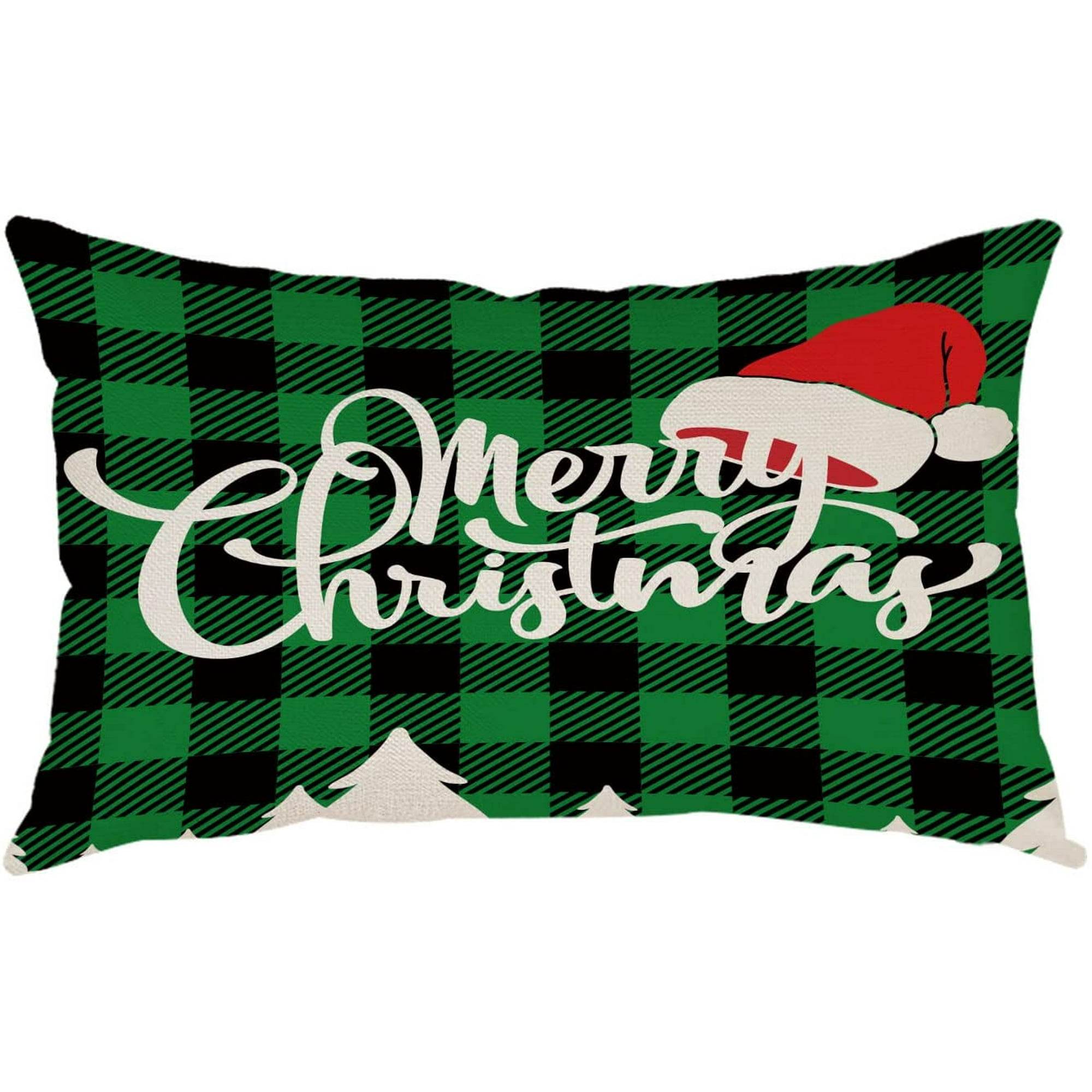 Outdoor lumbar christmas pillows sale