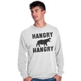 thumbnail image 5 of Unicorns Long Sleeve Tees Shirts T-Shirts Hangry Hungry Hippos Save Chubby, 5 of 6