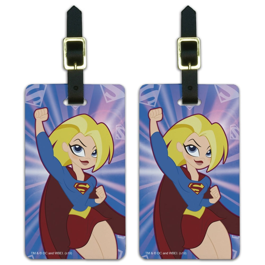 Graphics and More DC Super Hero Girls Supergirl Luggage ID Tags