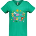 thumbnail image 3 of Inktastic Summer Camp Vacation Women's V-Neck T-Shirt, 3 of 5